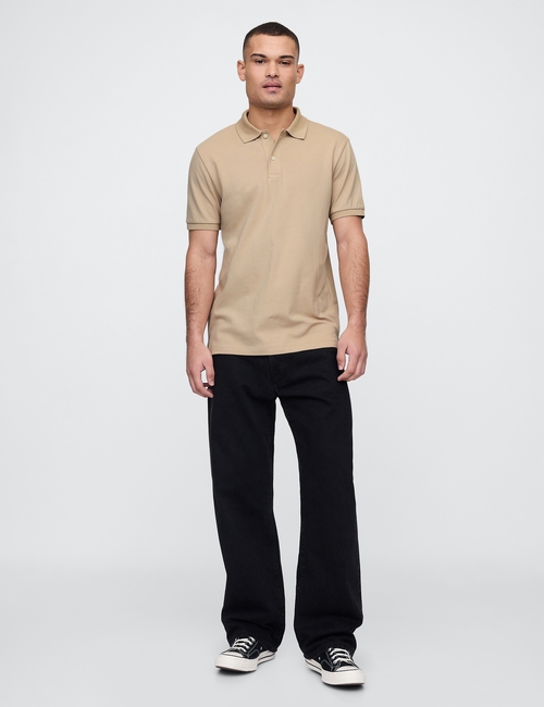 Stretch Pique Polo Shirt
