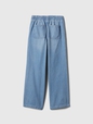 Kids High Rise Wide-Leg Pull-On Jeans