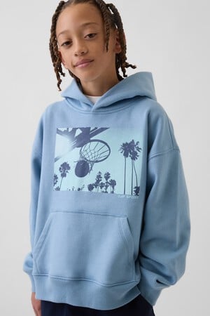Kids VintageSoft Relaxed Graphic Hoodie