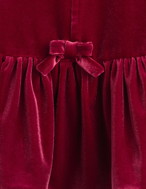 Baby & Toddler Velour Bow Top