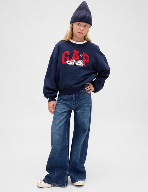 Kids VintageSoft Snoopy Logo Sweatshirt