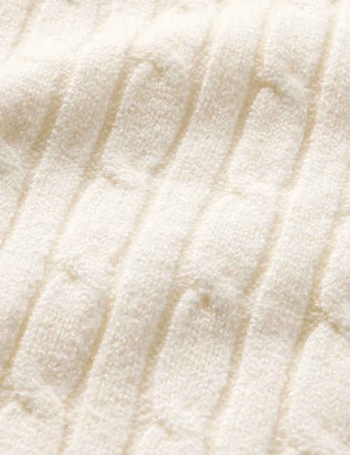 CashSoft Cable-Knit Sweater