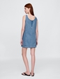 UltraSoft Denim Logo Mini Dress