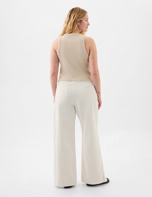 High Rise Wide-Leg Jeans