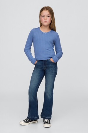 Kids High Rise '70s Flare Jeans