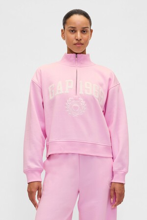 VintageSoft 1969 Logo Half-Zip Pullover