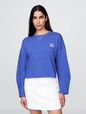 VintageSoft Oversized Logo Sweatshirt
