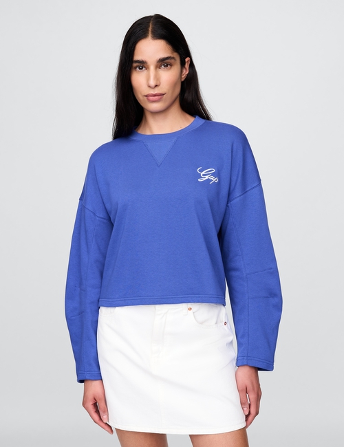 VintageSoft Oversized Logo Sweatshirt