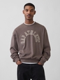 VintageSoft Terry Oversized Gap Athletic Sweatshirt
