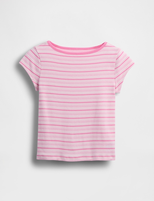 SS CAP SLV FITTED TEE_STRIPE