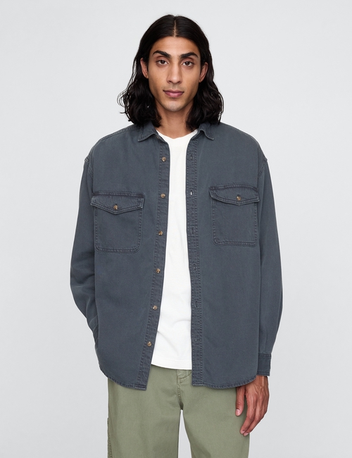 UltraSoft Denim Big Shirt