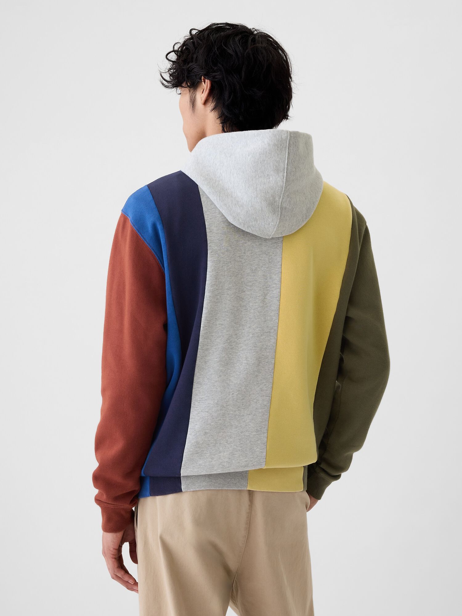Shop Colorblock Athletic Logo Hoodie for GAP UAE
