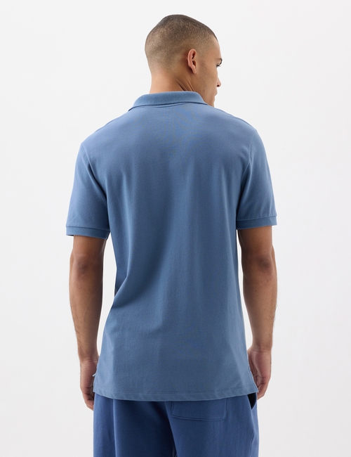 Gap Logo Colorblock Pique Polo Shirt