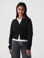 Kids CashSoft Cropped Cardigan