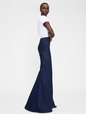 GAP STUDIO SEAMED DENIM HIGH WAISTED MAXI SKIRT