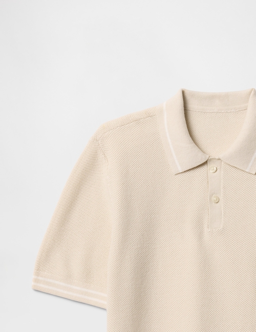 Kids Sweater Polo Shirt