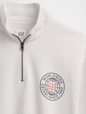 V-DB GRAPHIC QTR ZIP