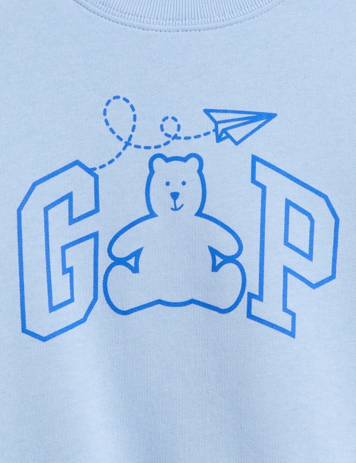 babyGap Logo Relaxed Crewneck Sweatshirt