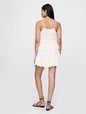 Smocked Mini Skirt