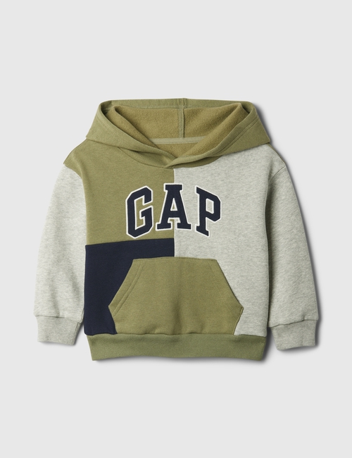 babyGap Relaxed Logo Colorblock Hoodie