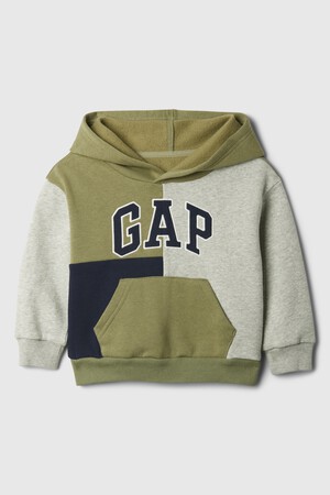 babyGap Relaxed Logo Colorblock Hoodie