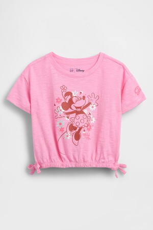 DIS SS BOW GRAPHIC CHARACTER TEE - APRIL
