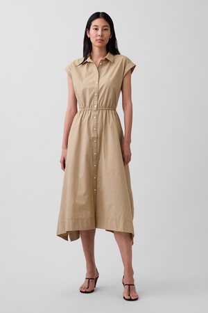 Poplin Handkerchief Shirtdress