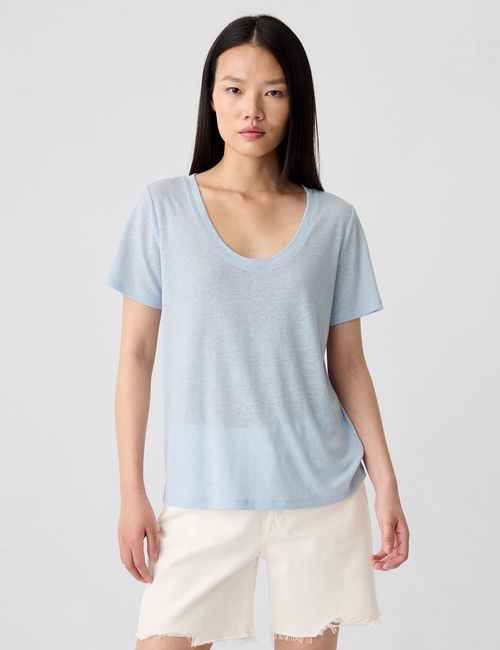 Women Linen T-shirt