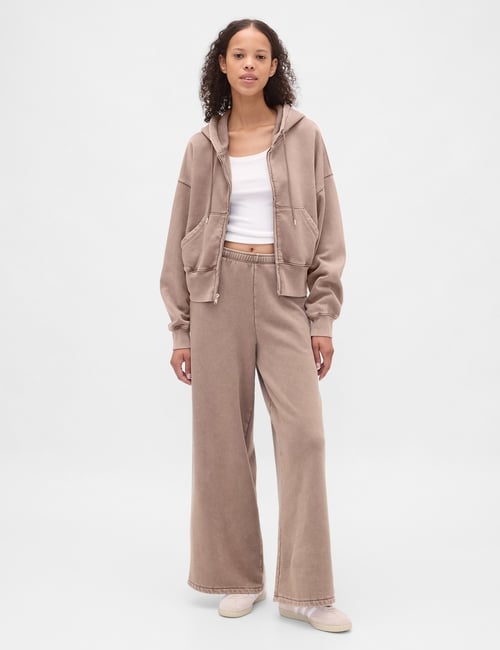 VintageSoft Full-Zip Wedge Hoodie