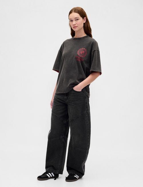 Stranger Things Adult Reversible Graphic T-Shirt