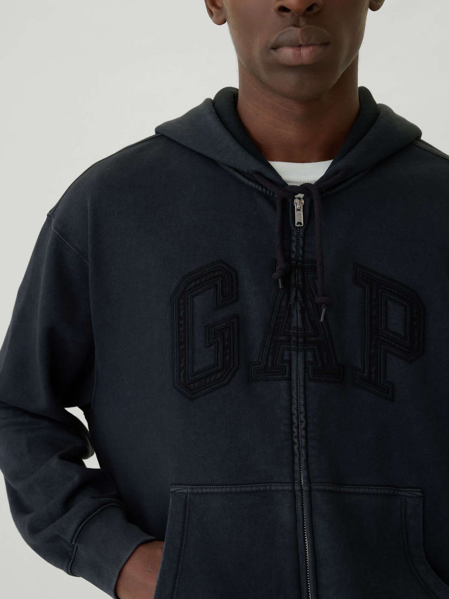 Gap zip up hoodie mens store