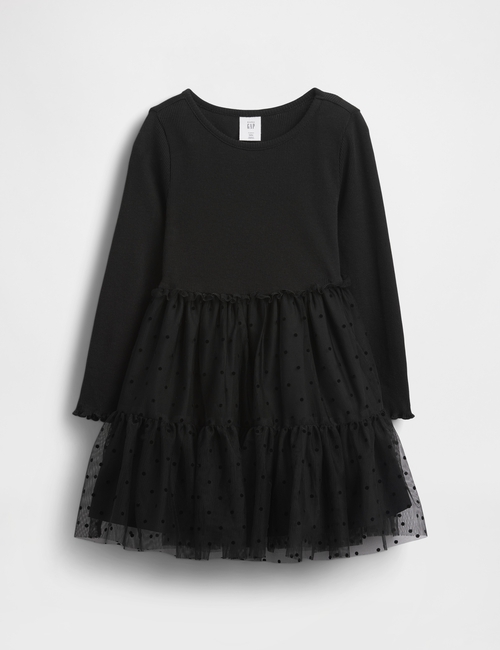 Baby & Toddler Mixed Media Tulle Dress