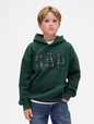 Kids VintageSoft Relaxed Plaid Logo Hoodie