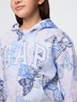 Kids Relaxed Print Gap Logo Zip Hoodie