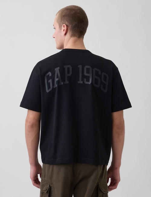 Heavyweight Relaxed 1969 Logo Crop T-shirt