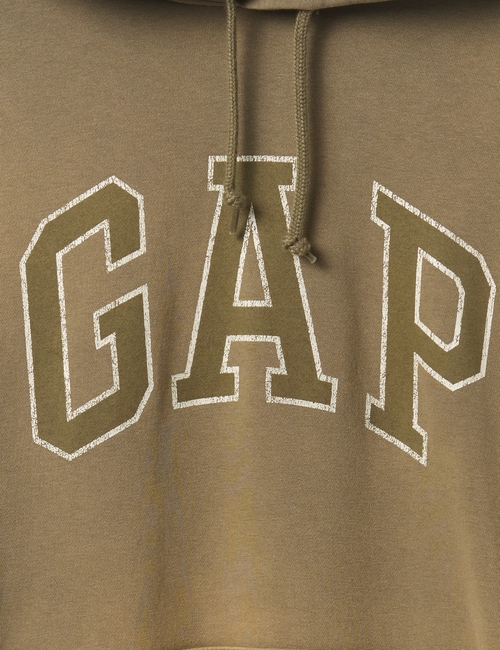 VintageSoft Oversized Logo Hoodie