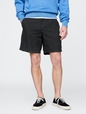 8" Linen-Cotton Shorts