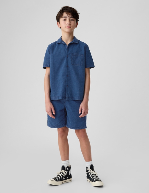 Kids Seersucker Oxford Shirt