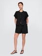 Crinkle Gauze Easy Shorts