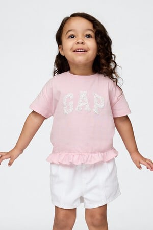 Baby & Toddler Logo Ruffle T-Shirt
