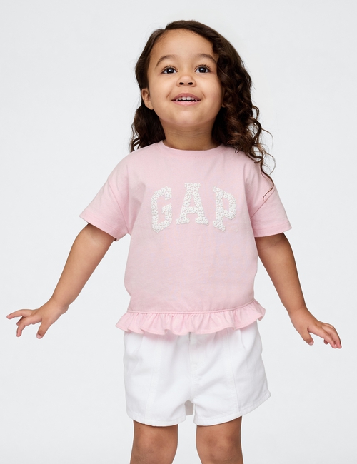 Baby & Toddler Logo Ruffle T-Shirt