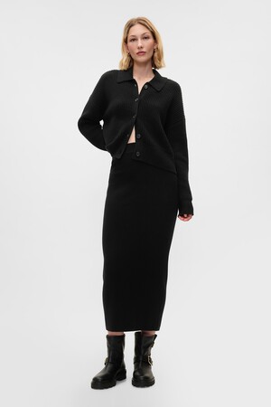 CashSoft Rib Maxi Sweater Skirt