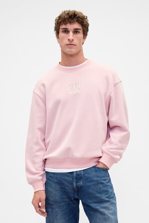 VintageSoft Oversized Logo Sweatshirt