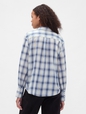 Voile Plaid Shirt