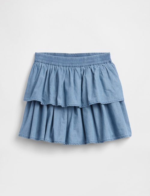 V-W TIERED SKIRT