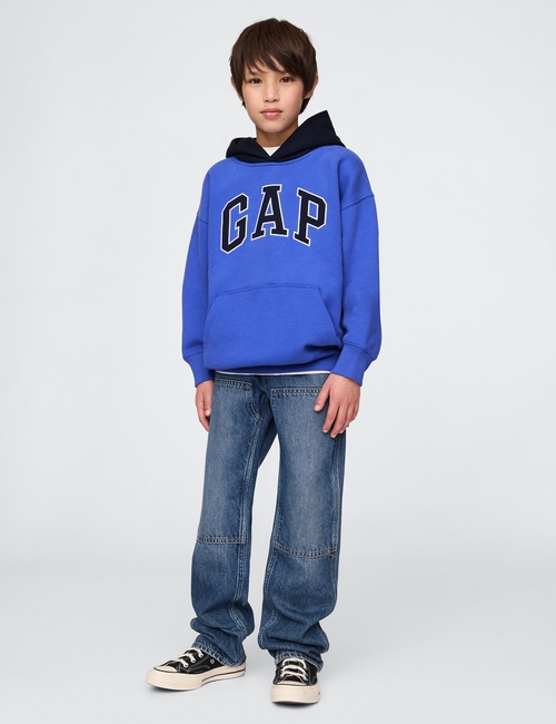 Kids Vintage Soft Logo Hoodie