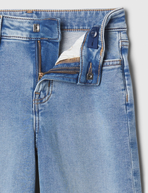Kids High Rise SuperSoft Wide-Leg Ankle Jeans