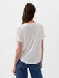 Linen-Blend T-Shirt