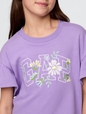 Kids Vintage Soft Flutter-Sleeve Sweatshirt Dress