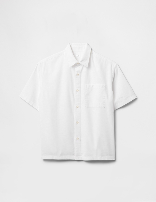 Kids Linen-Cotton Relaxed Shirt